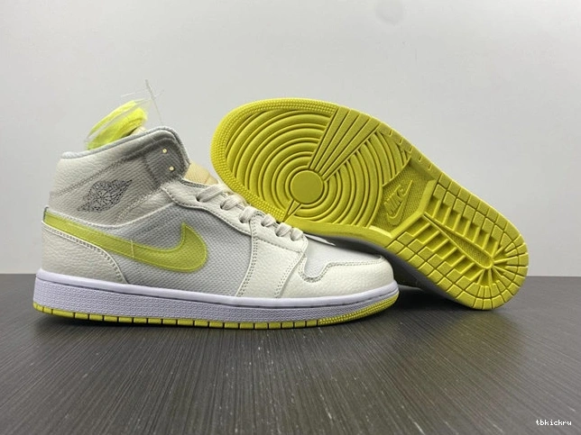 Rep TBkick SE DB2822- 3710 Yellow Mid Voltage Jordan1 QuickDry 1025